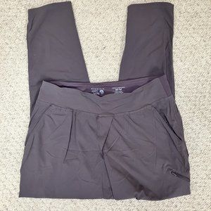 Mountain Hardware Women's Grey Ankle Pant Hiking Outdoors Light Weight Size M